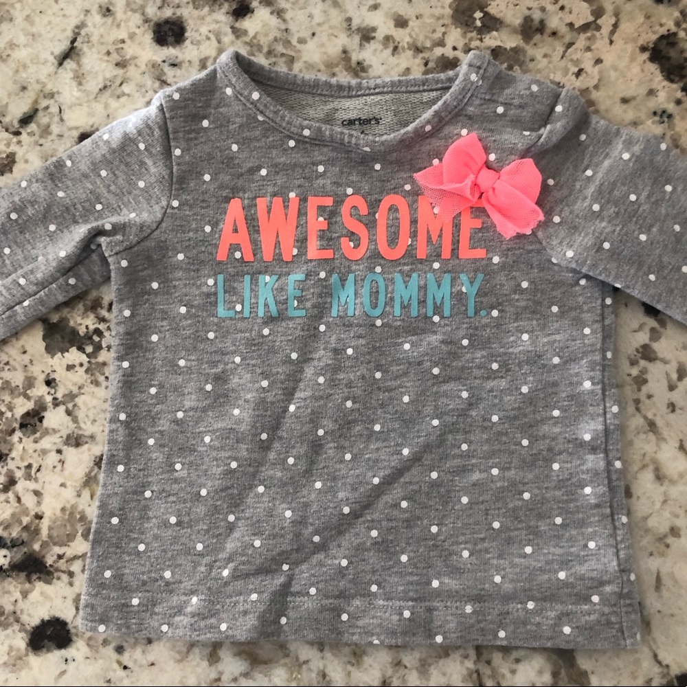 Gray Sweatshirt 6 months